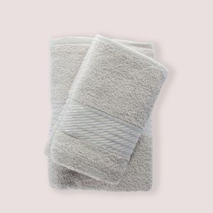 Toalla de baño Prisma 100% algodón de 400gr/m2 Gris